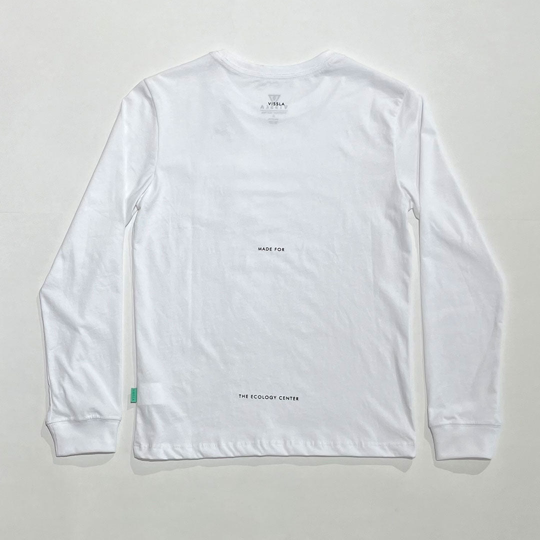 POLO MANGA LARGA VISSLA SURF FARM BRIGHT WHITE FW