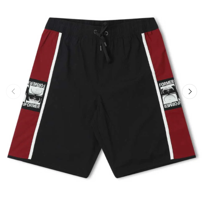 MANNERS 18&#39; SWIM TRUNK FORMER BOARDSHORT black