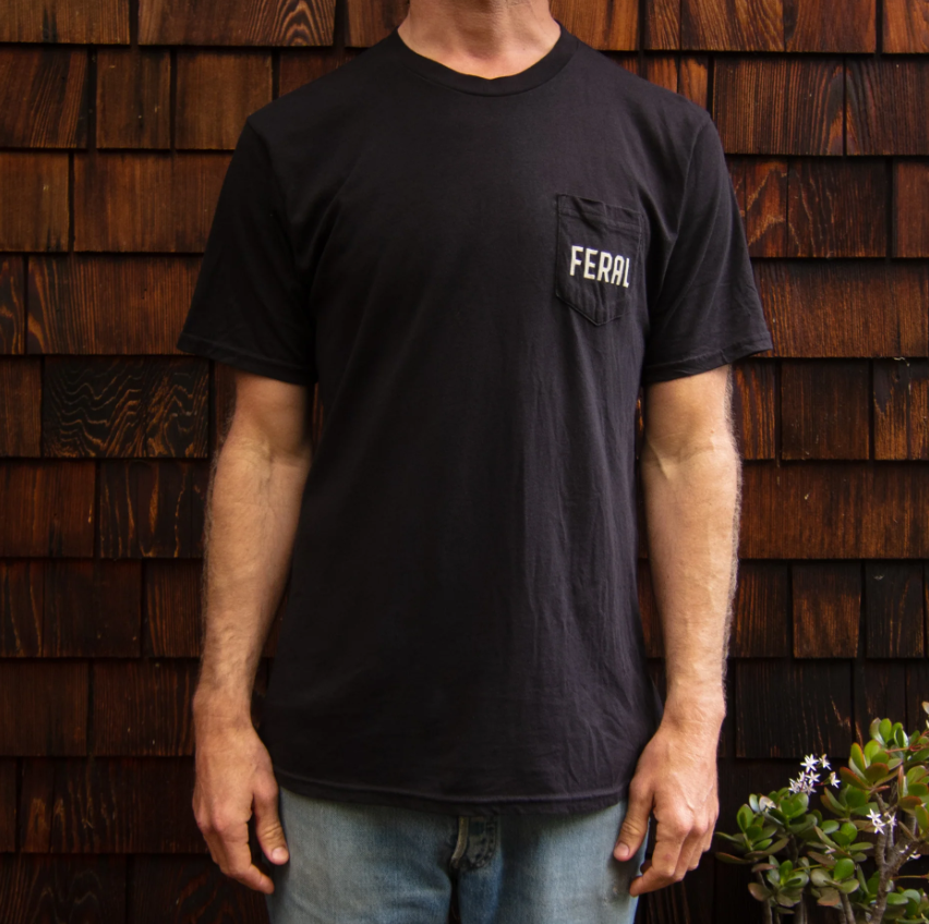 BLACK POCKET TEE
