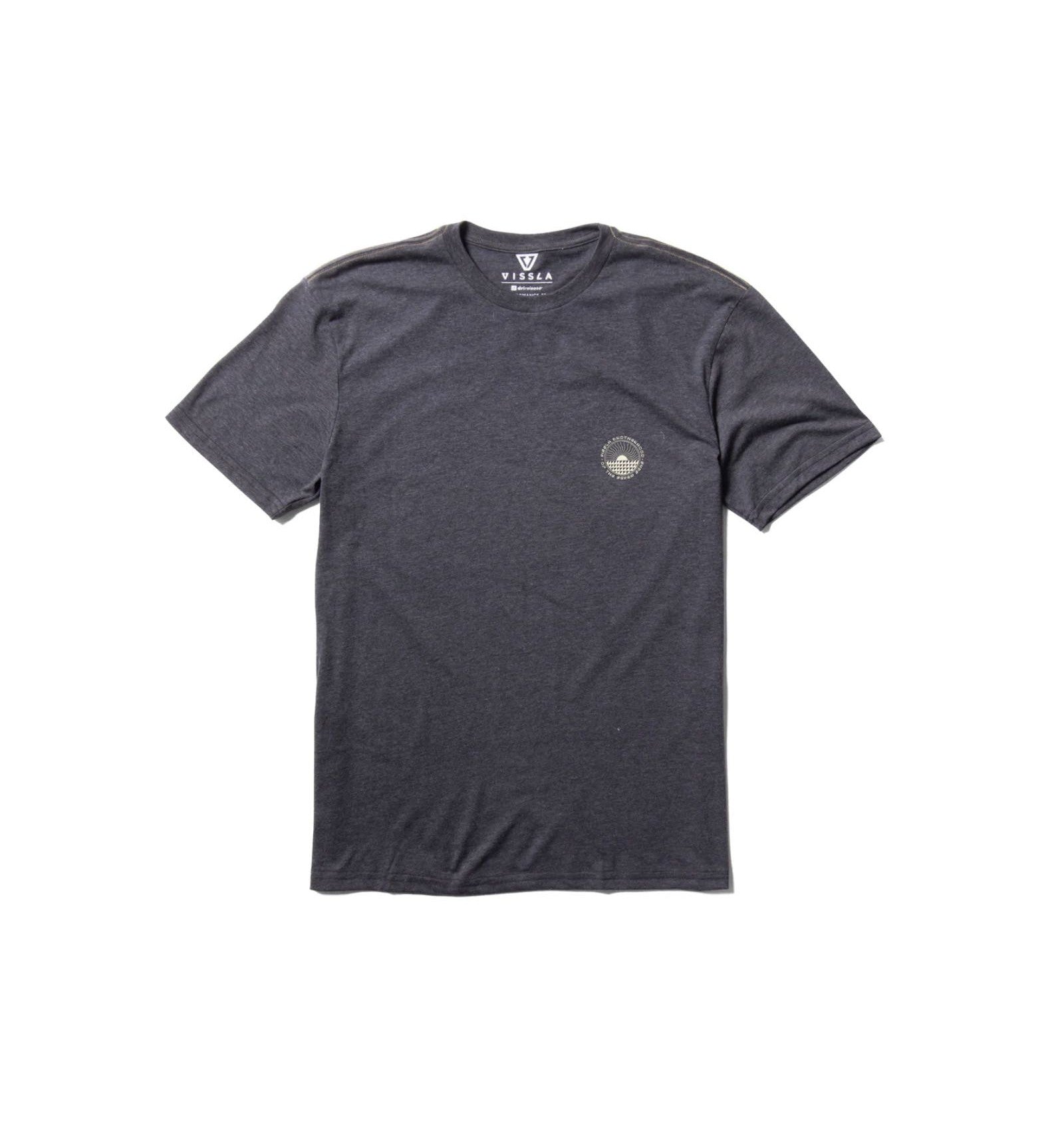 POLO VISSLA SURF CHECK CHARCOAL HEATHER FW